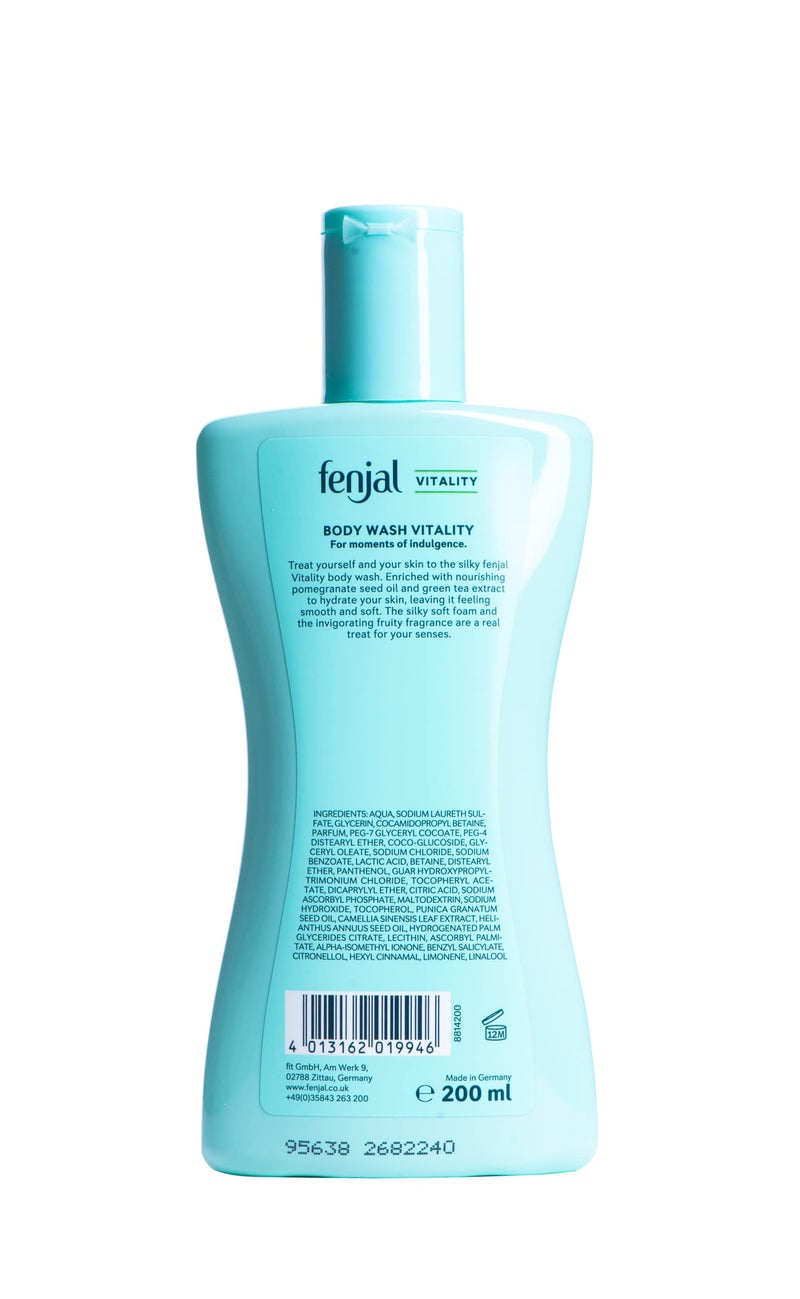 Fenjal Vitality Body Wash, 200 ml - Image 1